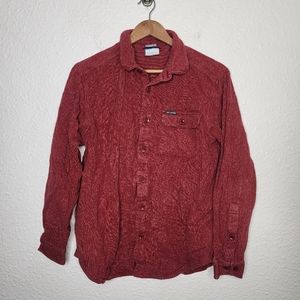 Columbia Ridgeland Long Sleeve Button Front Regular Fit Shirt Men's Size Medium